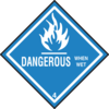 Dangerous When Wet Symbol Clip Art